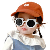 Kids Sunglasses Stylish and Compact Kids Eyewear for Summer (Micky White)